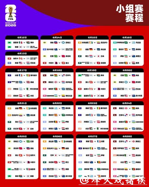 2026世界杯外围赛程时间安排详解